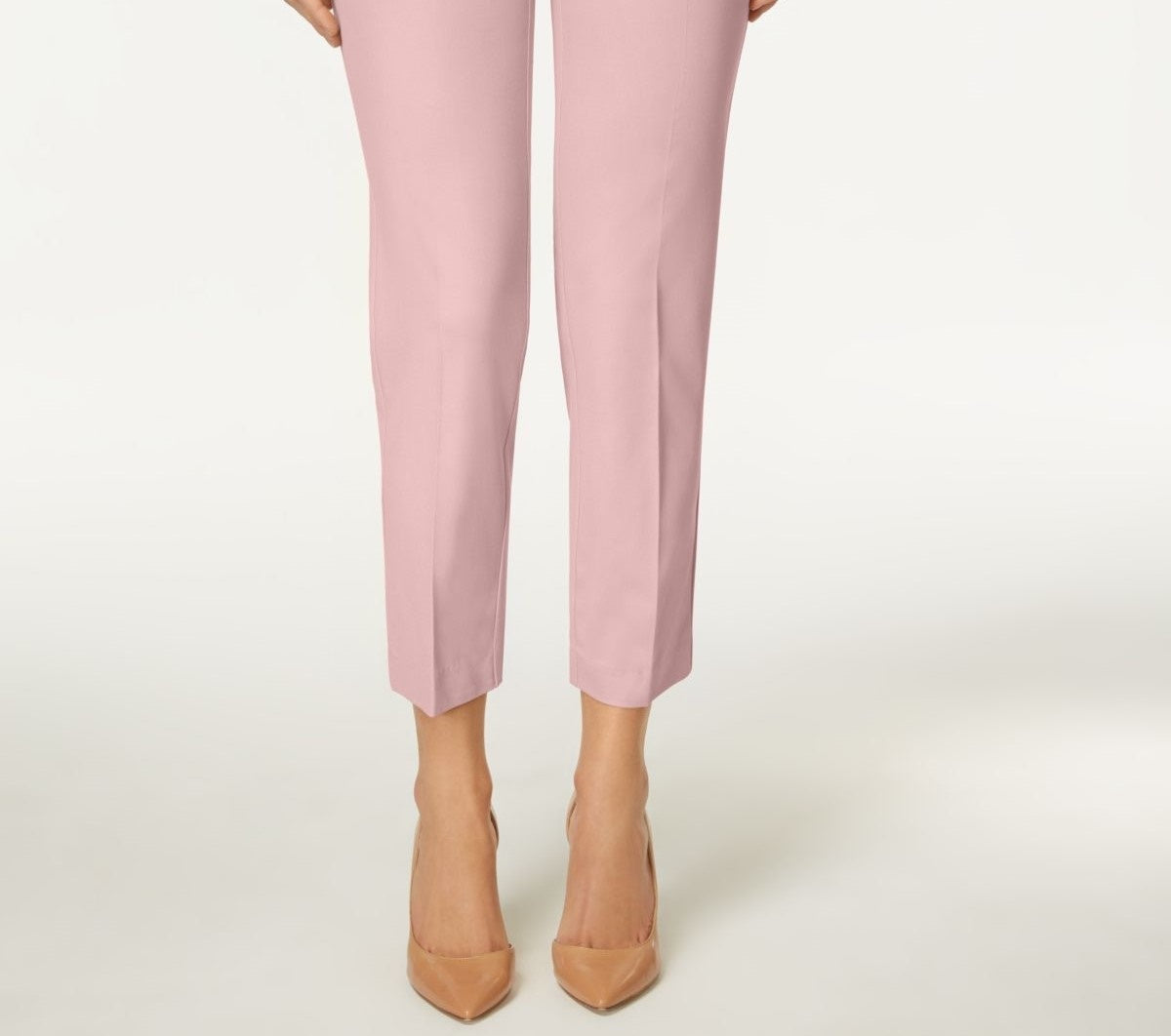 Calça curta feminina Charter Club Newport Tummy-Control, rosa, tamanho 16