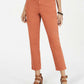 Calça Chino Feminina Style &amp; Co Laranja Escuro Tamanho 14