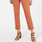 Calça Chino Feminina Style &amp; Co Laranja Escuro Tamanho 14
