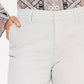 Calça Chino Feminina Style &amp; Co Prata Tamanho 4