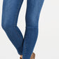 Calças jegging femininas de cintura alta e ajuste curvilíneo, estilo &amp; co, azul, tamanho 4
