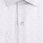 Camisa social masculina Bar III com gola de bolinhas, ajuste semi-ajustado, elástica, branca, tamanho 14,5 x 32-33