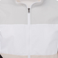 Jaqueta masculina ID Ideology com blocos de cores cinza, tamanho X-G