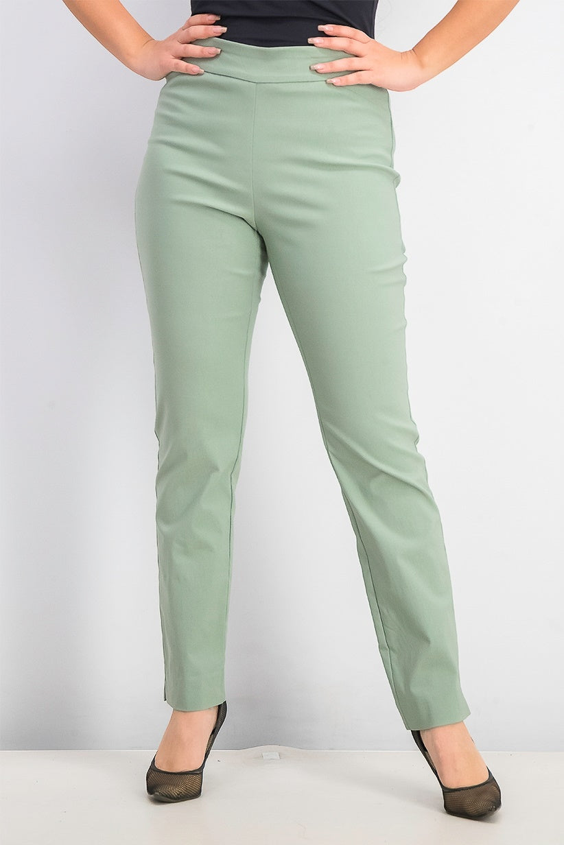 Calça feminina Charter Club Cambridge Skinny Tummy Control, verde, tamanho 4