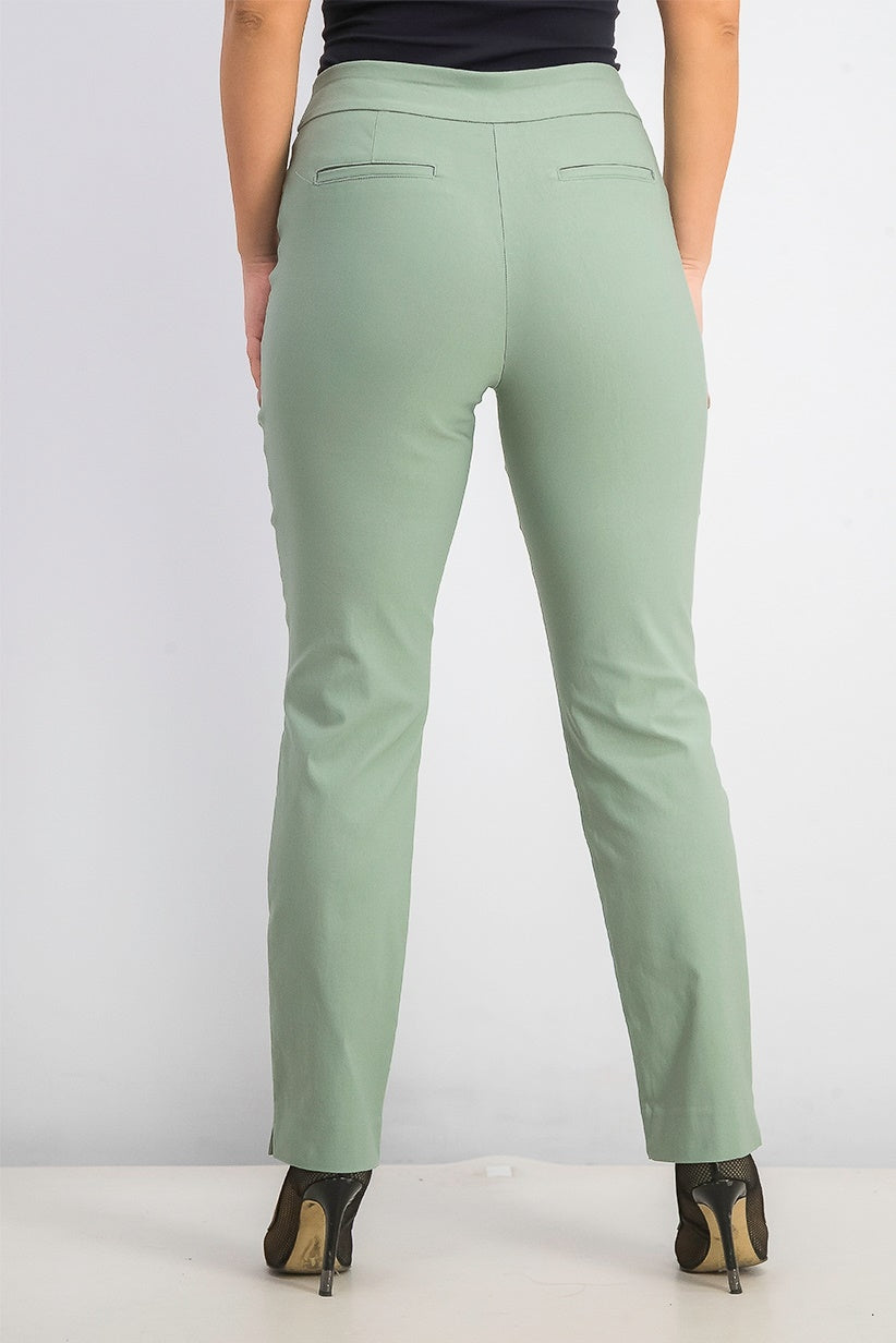 Calça feminina Charter Club Cambridge Skinny Tummy Control, verde, tamanho 4