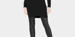 Bar III Suéter túnica feminino preto com capuz, manga comprida, gola redonda, tamanho pequeno