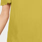 JM Collection Blusa feminina com babados e ombros de fora, verde, tamanho grande