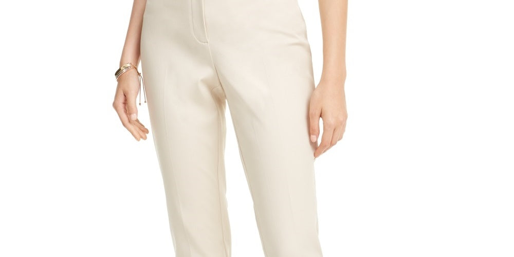 Calça skinny Alfani Comfort Waist Feminina Bege Tamanho 2 Petite