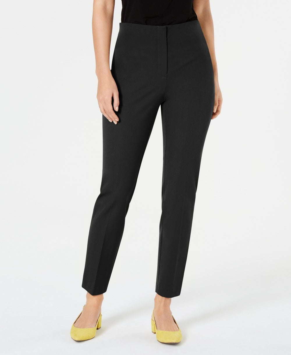Calça skinny Alfani feminina Comfort Waist preta tamanho 6 Petite