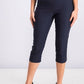 Calça Capri Feminina Charter Club Azul Brilhante Tamanho 2 Petite