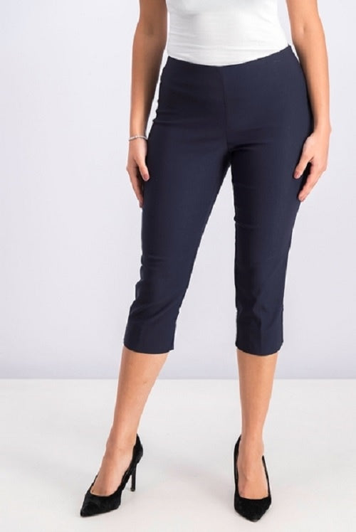 Calça Capri Feminina Charter Club Azul Brilhante Tamanho 2 Petite