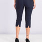 Calça Capri Feminina Charter Club Azul Brilhante Tamanho 2 Petite
