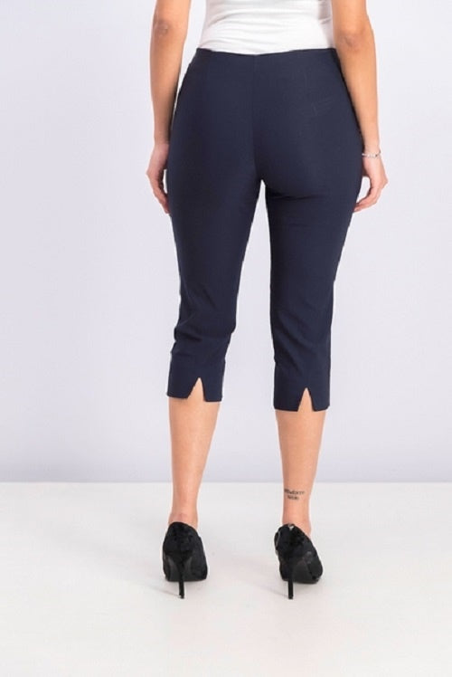 Calça Capri Feminina Charter Club Azul Brilhante Tamanho 2 Petite