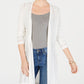 Cardigan feminino Pointelle Duster da Charter Club, branco, tamanho pequeno, médio