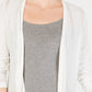 Cardigan feminino Pointelle Duster da Charter Club, branco, tamanho pequeno, médio