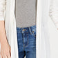 Cardigan feminino Pointelle Duster da Charter Club, branco, tamanho pequeno, médio