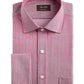 Camisa social masculina Tasso Elba com gola espinha de peixe, corte clássico, sem passar a ferro, vermelha, tamanho 16x32-33