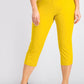 Calça Capri Petite Feminina Alfani Dourada Tamanho 12 P
