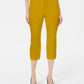 Calça Capri Feminina Alfani Dourada Tamanho 6 Petite