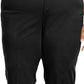 Calça jeans feminina plus size Charter Club com controle de barriga, preta, tamanho 18W