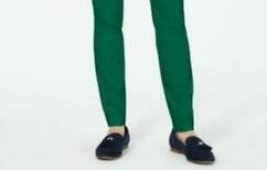 Calça Chelsea Stretch Twill Feminina Charter Club Verde Tamanho 6