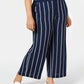 Calça listrada plus size feminina Charter Club azul tamanho 3X