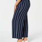 Calça listrada plus size feminina Charter Club azul tamanho 3X