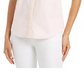 Camisa feminina de algodão Charter Club, branca, tamanho 2, pequena