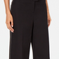 Calça Capri Feminina Alfani Perna Larga Preta Tamanho 4 Petite