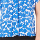 Blusa Alfani Feminina Estampa Floral Azul Marinho Tamanho X-G