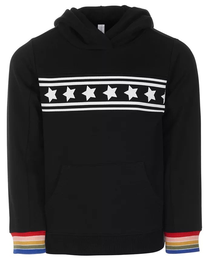 Moletom com capuz estampado de estrelas Ideology Toddler Girls, preto, tamanho 3T