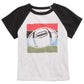Camiseta estampada de futebol para meninos First Impressions, cinza, tamanho 3 a 6 meses