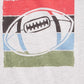 Camiseta estampada de futebol para meninos First Impressions, cinza, tamanho 3 a 6 meses