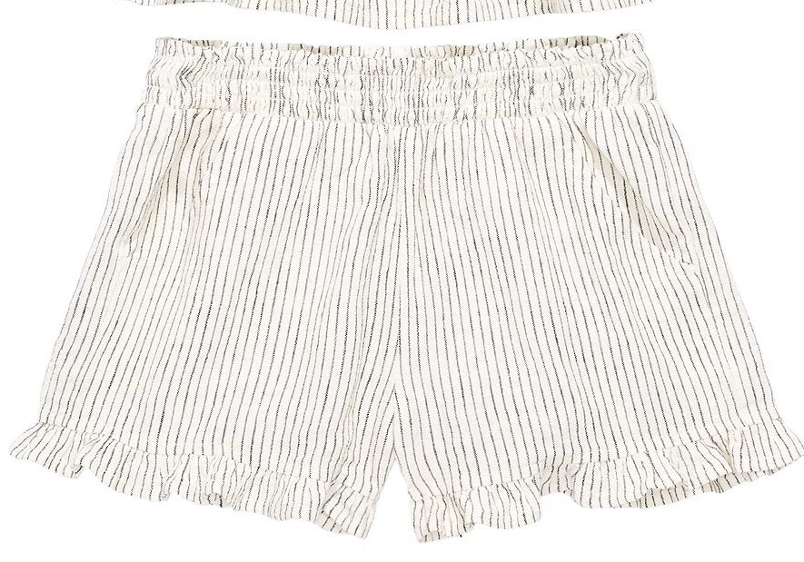 Conjunto de regata e shorts listrados Epic Threads Big Girl, tamanho natural, 2 peças