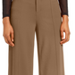 Calça feminina INC International Concepts com cinto lateral e perna larga, marrom, tamanho 2
