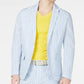 Blazer masculino slim fit com estampa de seersucker da INC International Concepts, tamanho X-S