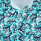 Camisa polo masculina Attack Life com estampa coral, azul, tamanho extragrande