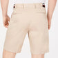 Shorts de cetim com detalhes listrados elásticos masculinos INC International Concepts, bege, tamanho 29 REG