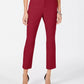 Calça feminina cropped reta INC International Concepts vermelha tamanho 18