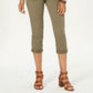 Calça Capri Feminina Petite Utility Pocket Verde Tamanho 6P da Style &amp; Co