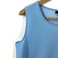 Blusa feminina Alfani com bainha assimétrica, azul, tamanho pequeno e pequeno