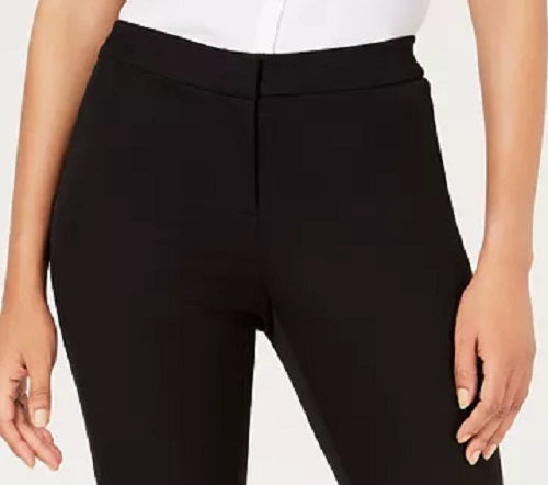 Calça Alfani Feminina Colorblocked Preta Tamanho 6 Petite