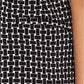 Calça culotte estampada feminina Alfani preta tamanho XXG