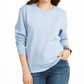 Moletom feminino Karen Scott Fleece Azul Tamanho X-G