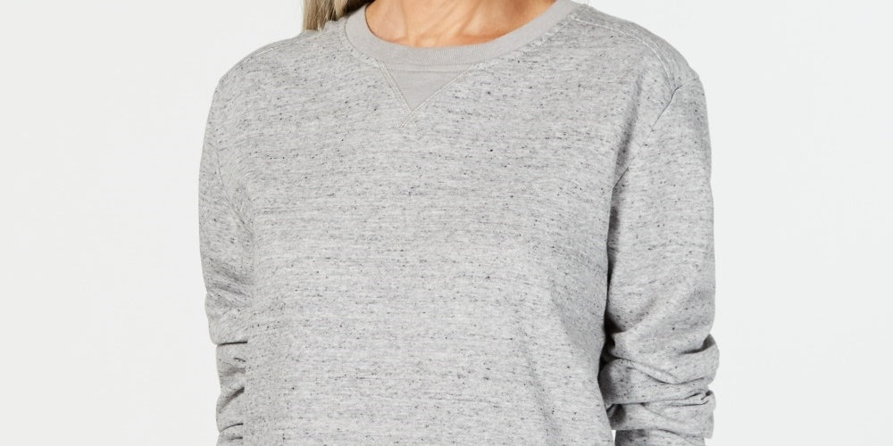 Moletom esportivo feminino Karen Scott, cinza, tamanho médio