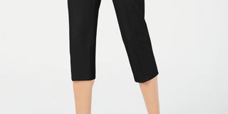 Calça Capri Feminina Alfani Preta Tamanho 12 Petite