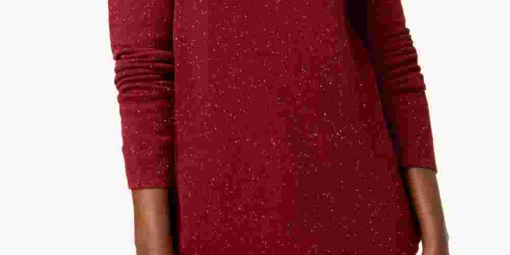 Karen Scott Suéter Feminino Marrom Manga Longa Gola Redonda Tamanho Pequeno