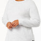 Karen Scott Top Feminino de Algodão Marmorizado com Bainha Curva Tamanho Natural X-S