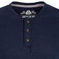 American Rag Men's Heathered Henley Navy Tamanho X-Large
