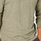 American Rag Masculino Heathered Henley Verde Tamanho Pequeno